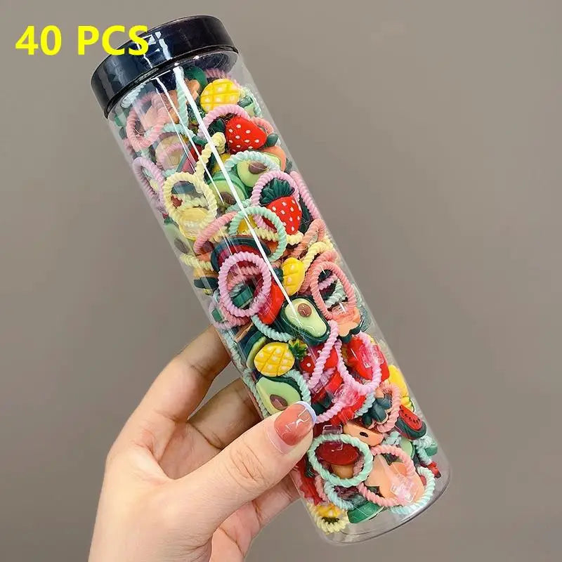 80PCS/40PCS/Bottle Elastic Hair