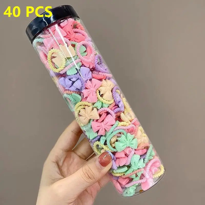 80PCS/40PCS/Bottle Elastic Hair